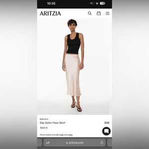 Aritzia Babaton slip skirt